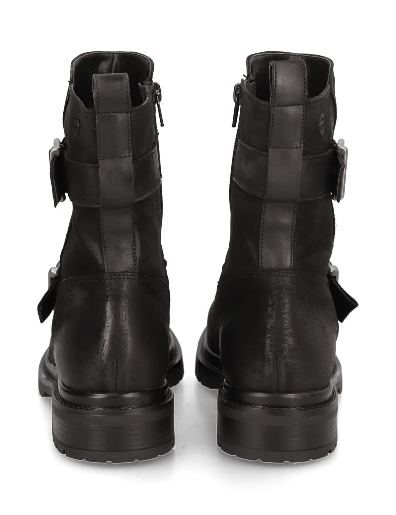 TAMARIS-hladká-kůže-kotníčkové-boty-černá