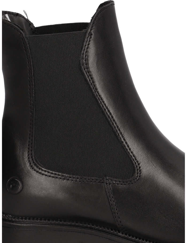 TAMARIS-hladká-kůže-kotníčkové-Chelsea-černá