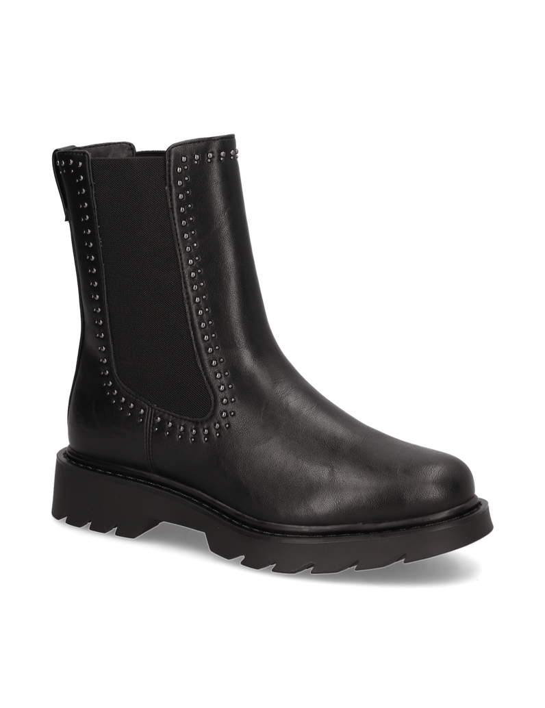 TAMARIS-imitácia-kože-chelsea-boots-čierna