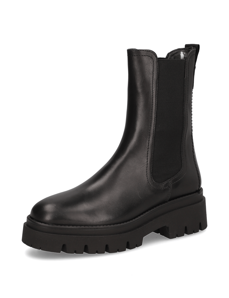 TAMARIS-Glattleder-Chelsea-Boot-schwarz