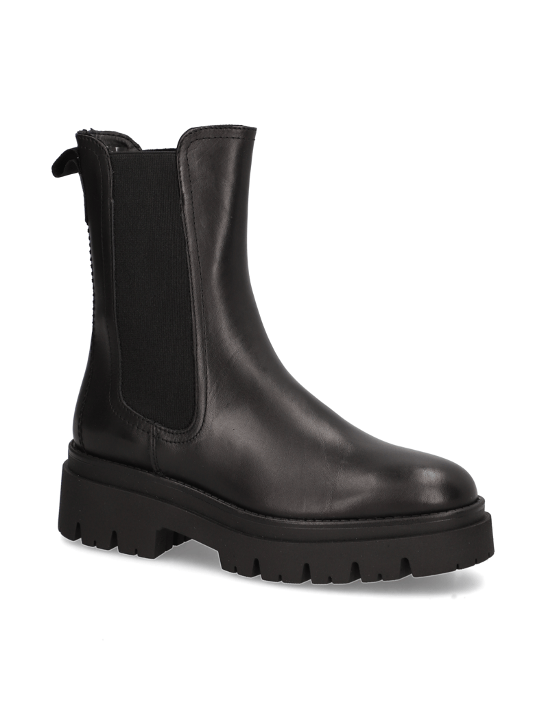 TAMARIS-Glattleder-Chelsea-Boot-schwarz