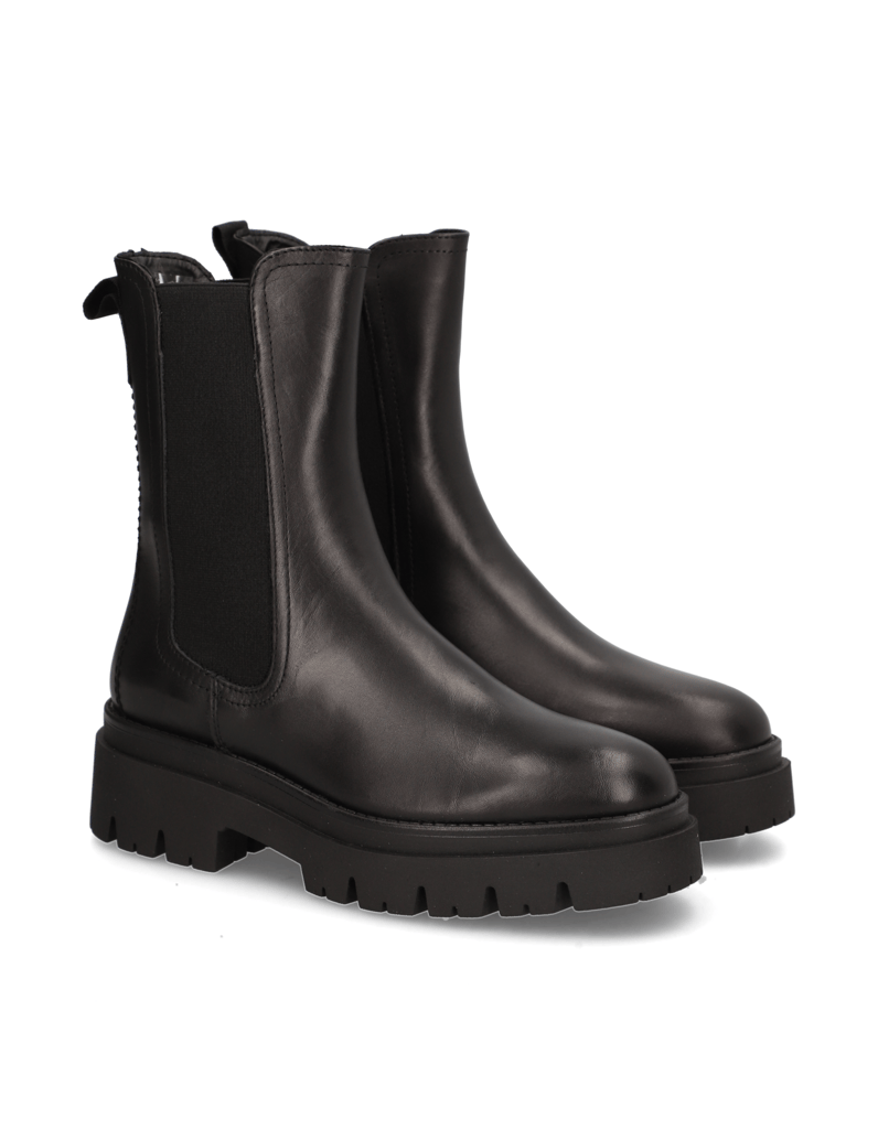 TAMARIS-Glattleder-Chelsea-Boot-schwarz