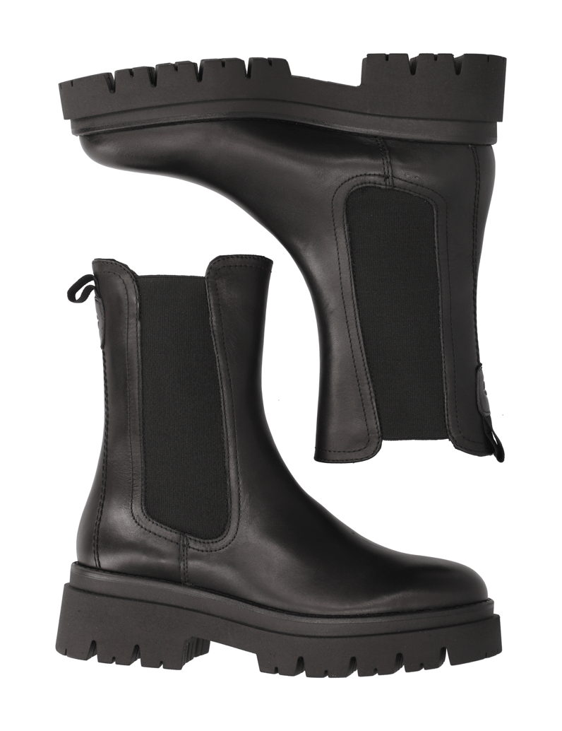 TAMARIS-Glattleder-Chelsea-Boot-schwarz
