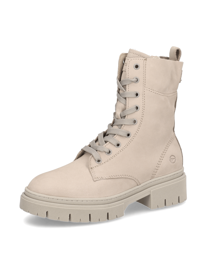 TAMARIS-nubuk-šněrovací-kotníčkové-boty-černá