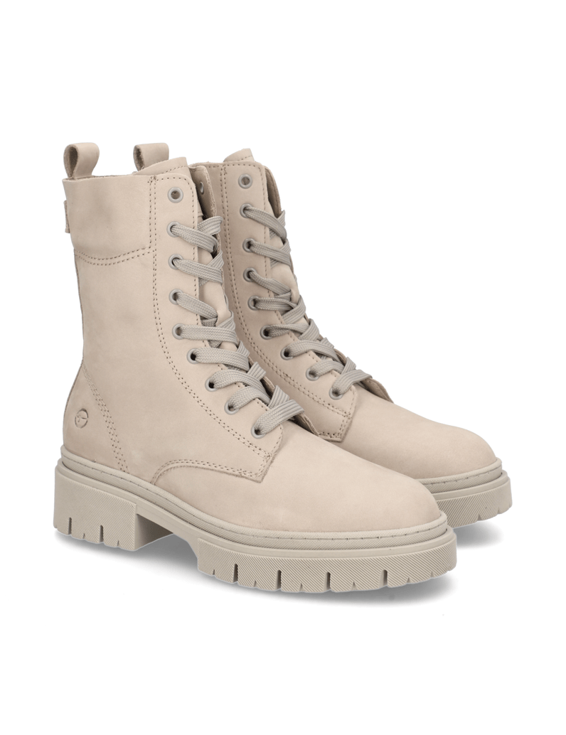 TAMARIS-nubuk-šněrovací-kotníčkové-boty-černá