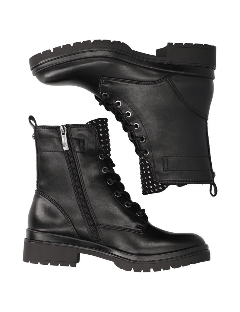 TAMARIS-Schnürboot-schwarz