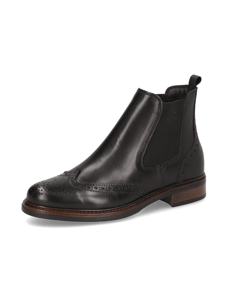 Pat-Calvin-Glattleder-Chelsea-Boot-schwarz