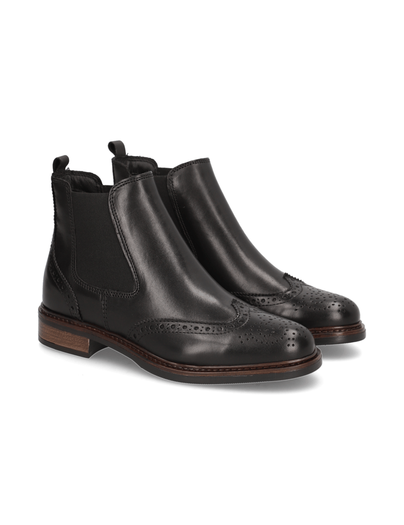 Pat-Calvin-Glattleder-Chelsea-Boot-schwarz