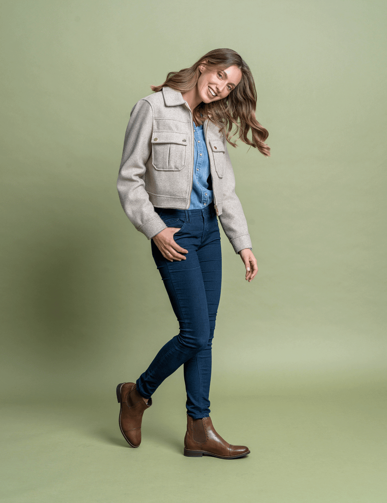 Pat-Calvin-hladká-koža-chelsea-boots-hnedá