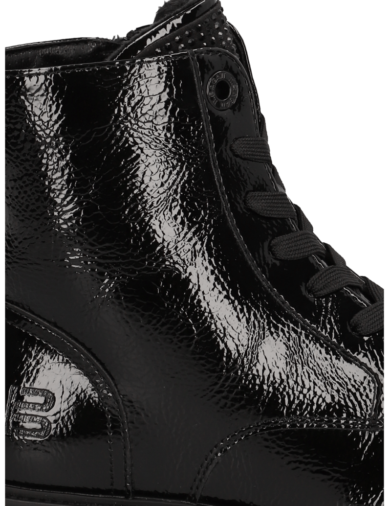 TT.-BAGATT-Lederimitat-Schnürboot-schwarz