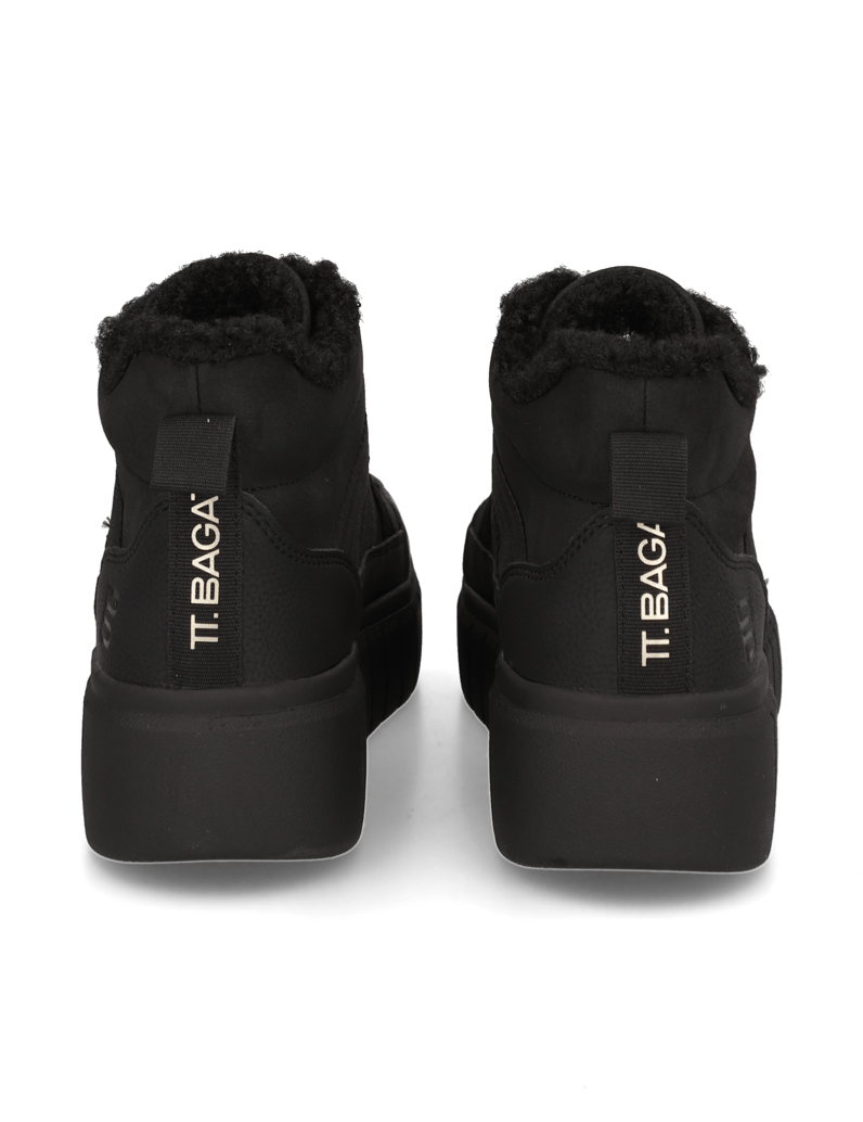 TT.-BAGATT-Imitácia-kože-šněrovací-kotníčkové-černá