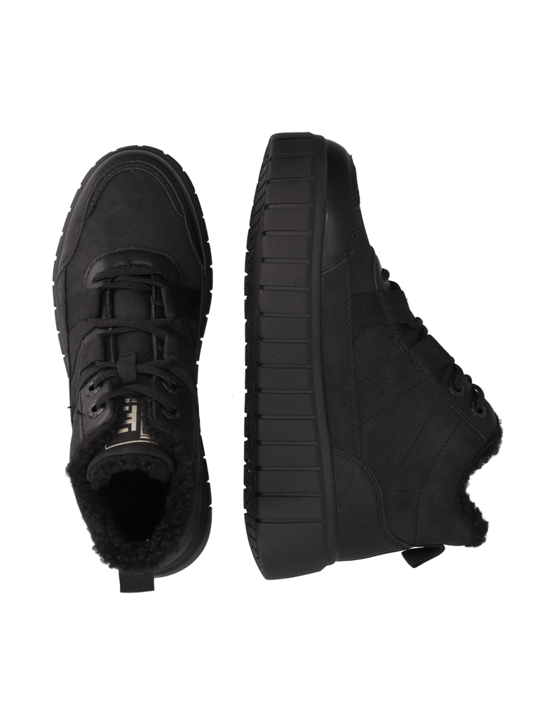 TT.-BAGATT-Imitácia-kože-šněrovací-kotníčkové-černá