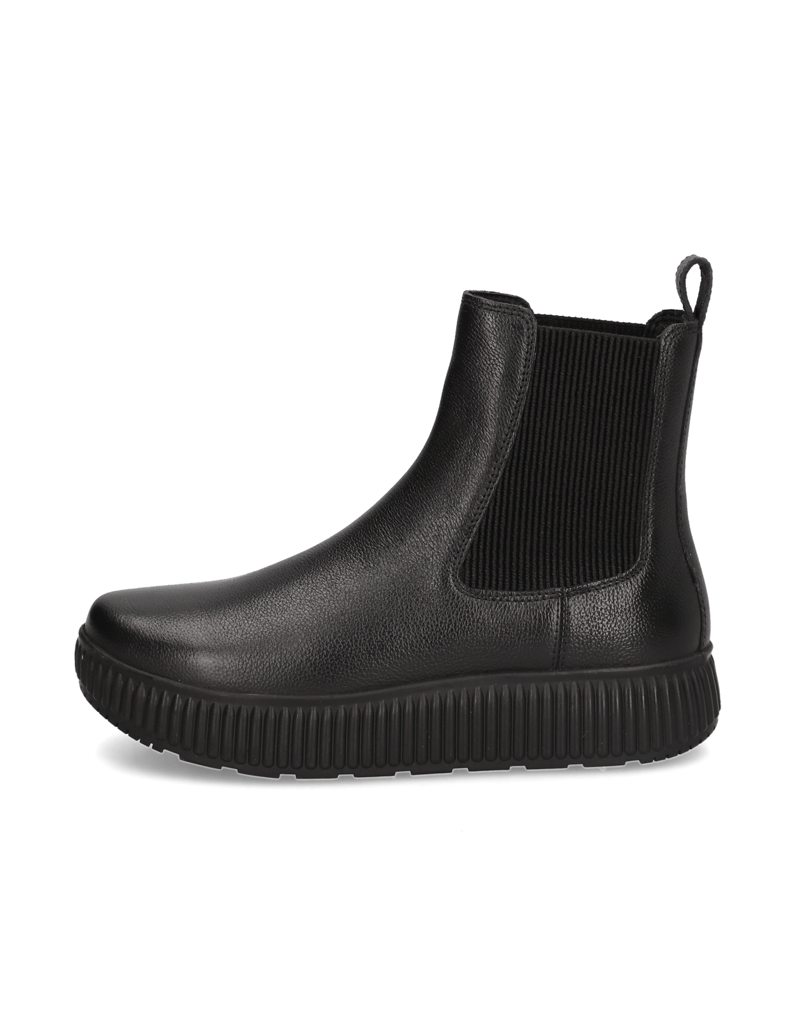 GEOX-hladká-koža-chelsea-boots-čierna