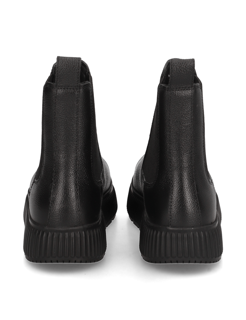 GEOX-hladká-koža-chelsea-boots-čierna