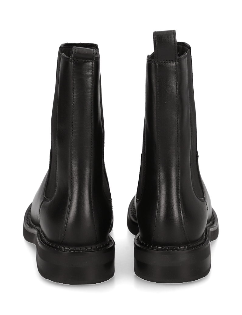 GEOX-gladko-usnje-Chelsea-gležnjarji-črna