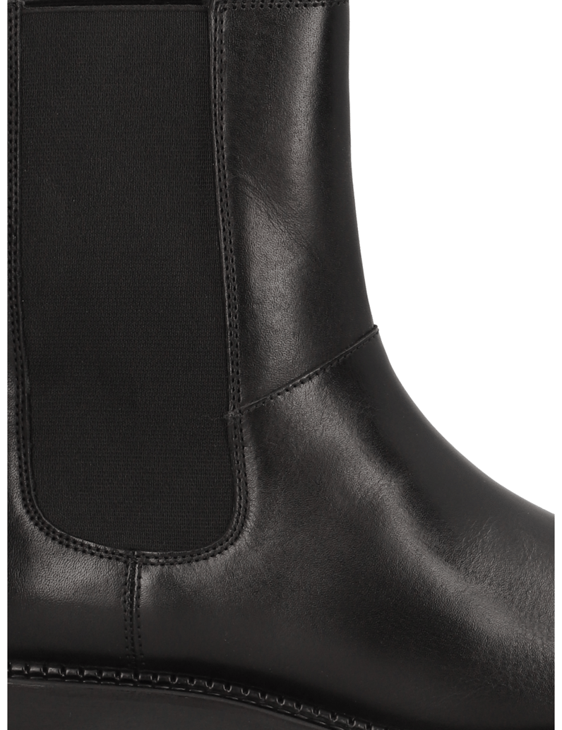 GEOX-gladko-usnje-Chelsea-gležnjarji-črna