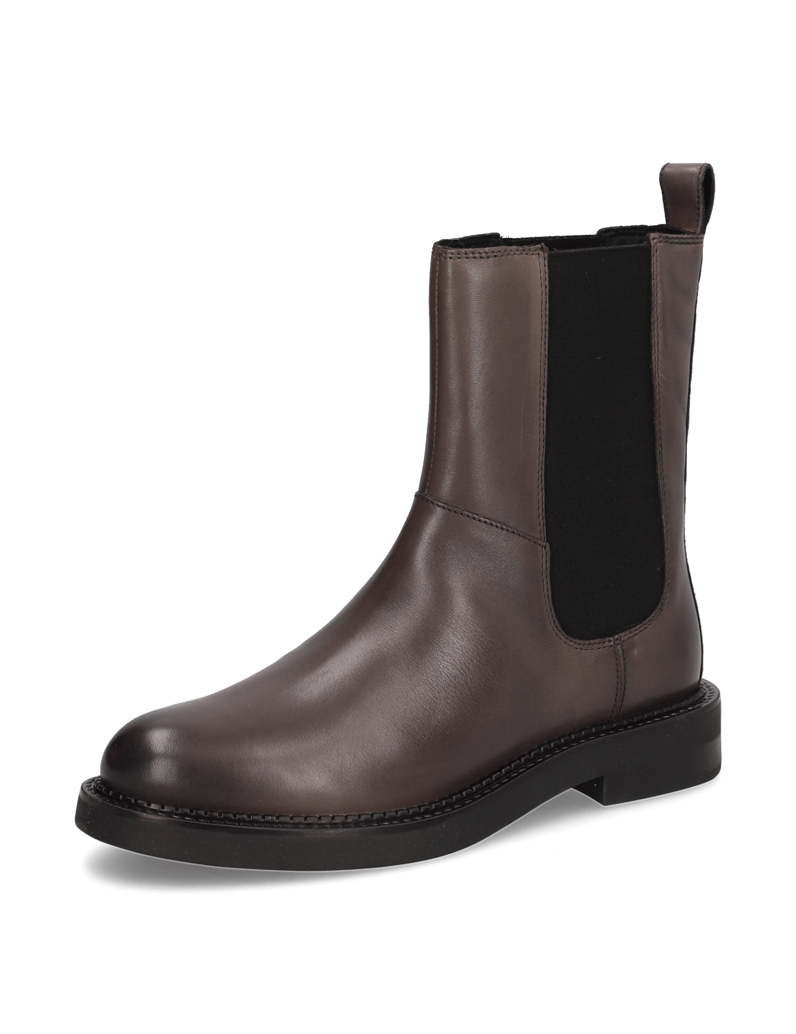 GEOX-gladko-usnje-Chelsea-gležnjarji-črna