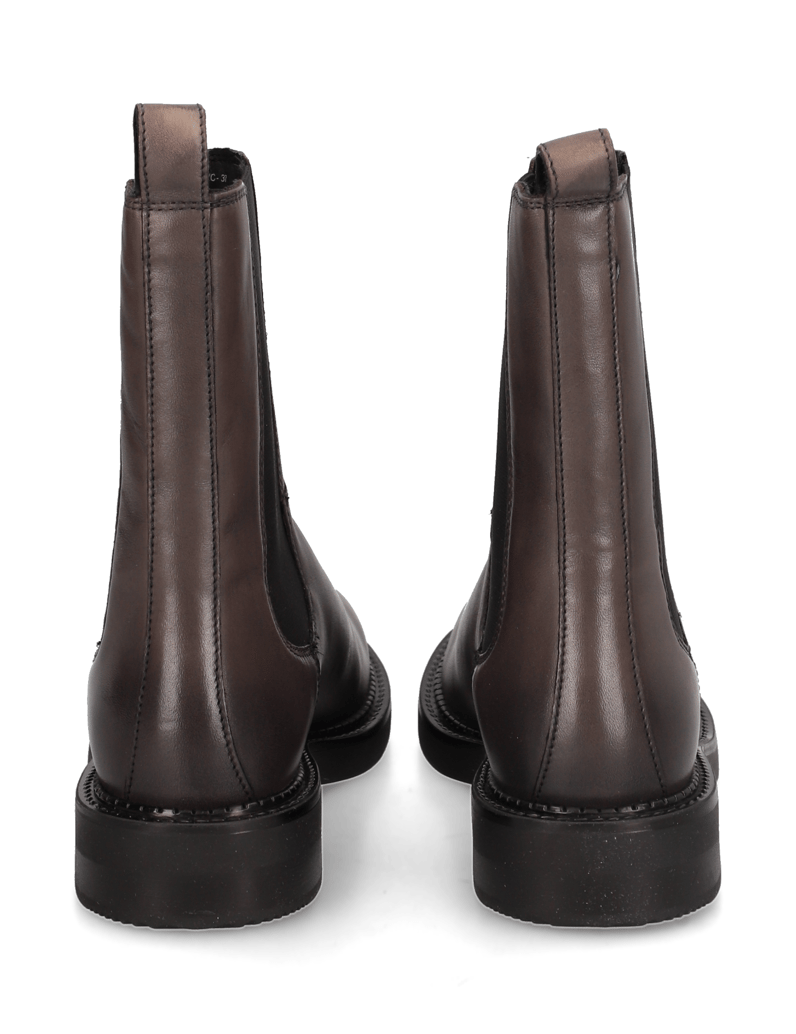 GEOX-gladko-usnje-Chelsea-gležnjarji-črna