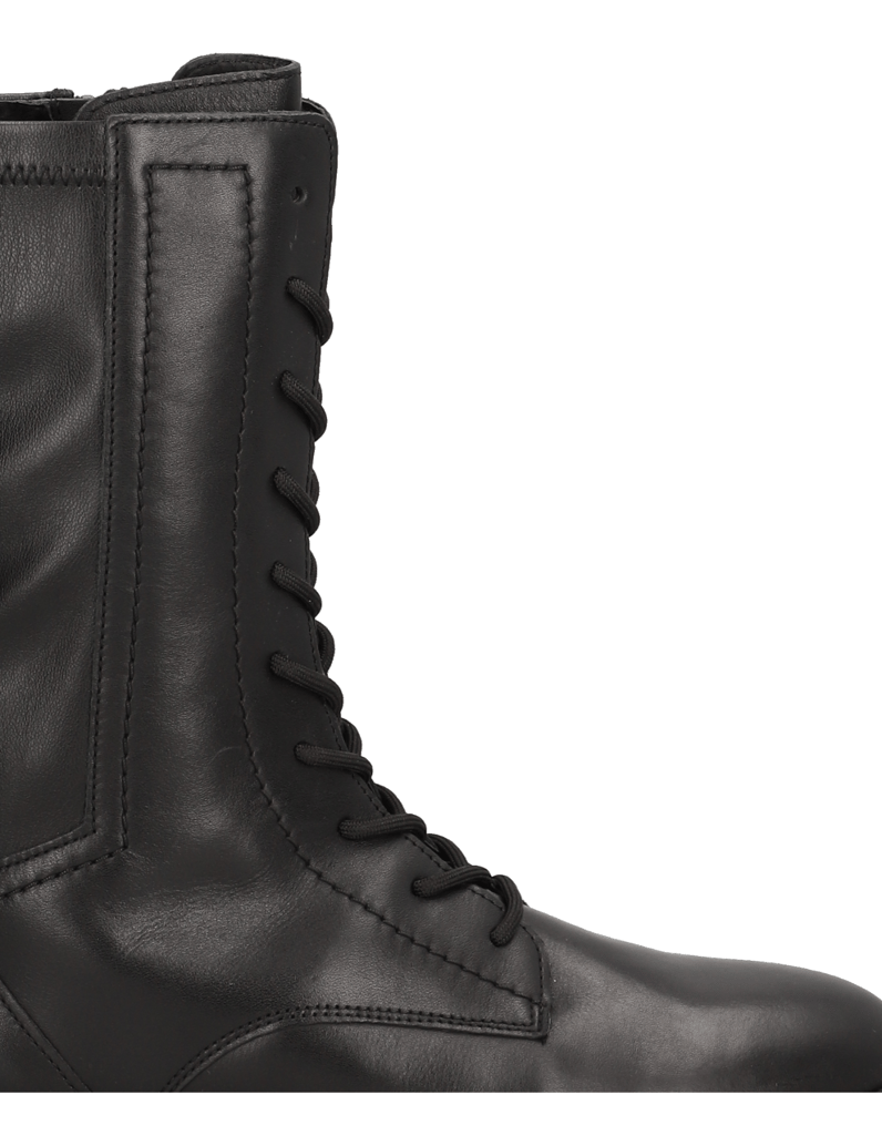 GEOX-hladká-koža-snurovacia-obuv-čierna