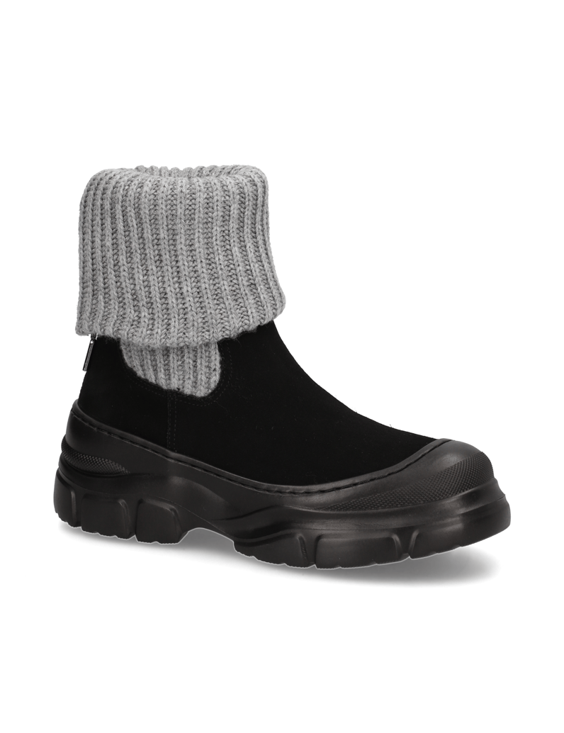 Pat-Calvin-Lederkombination-Boot-schwarz