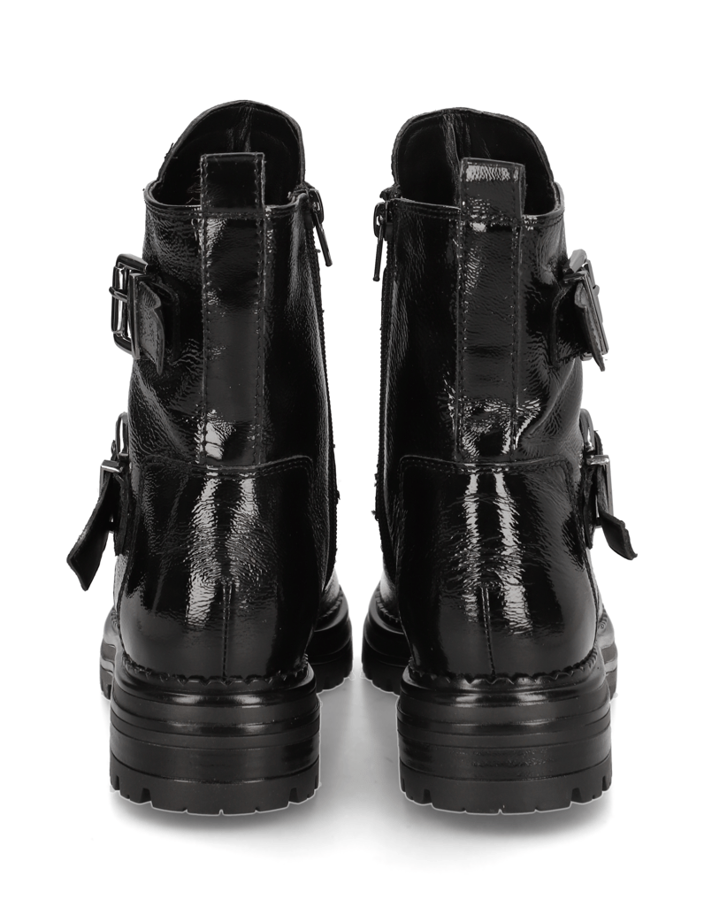 Pat-Calvin-Lackleder-Boot-schwarz