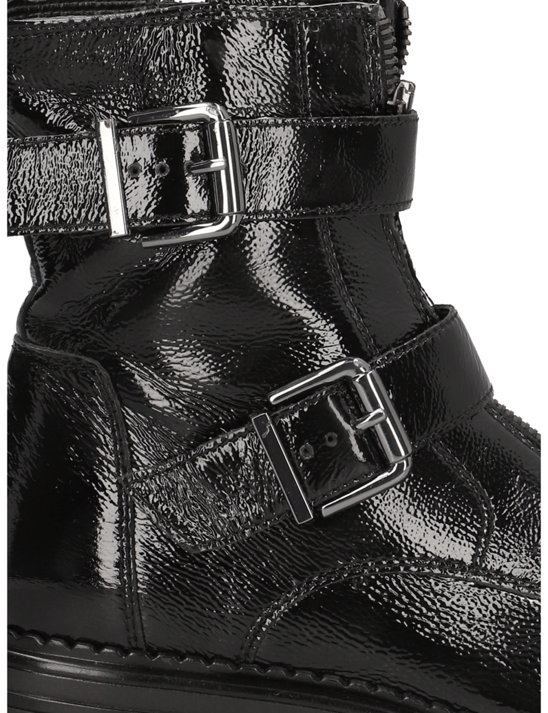 Pat-Calvin-Lackleder-Boot-schwarz