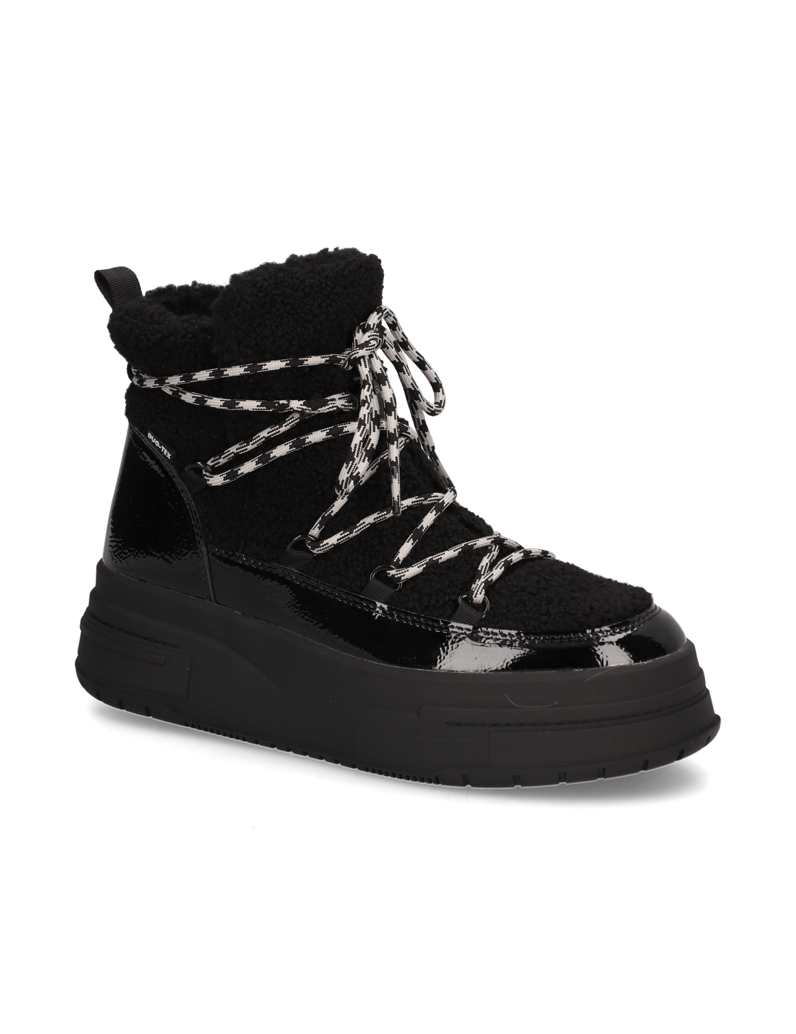 TAMARIS-Textil-Boot-schwarz