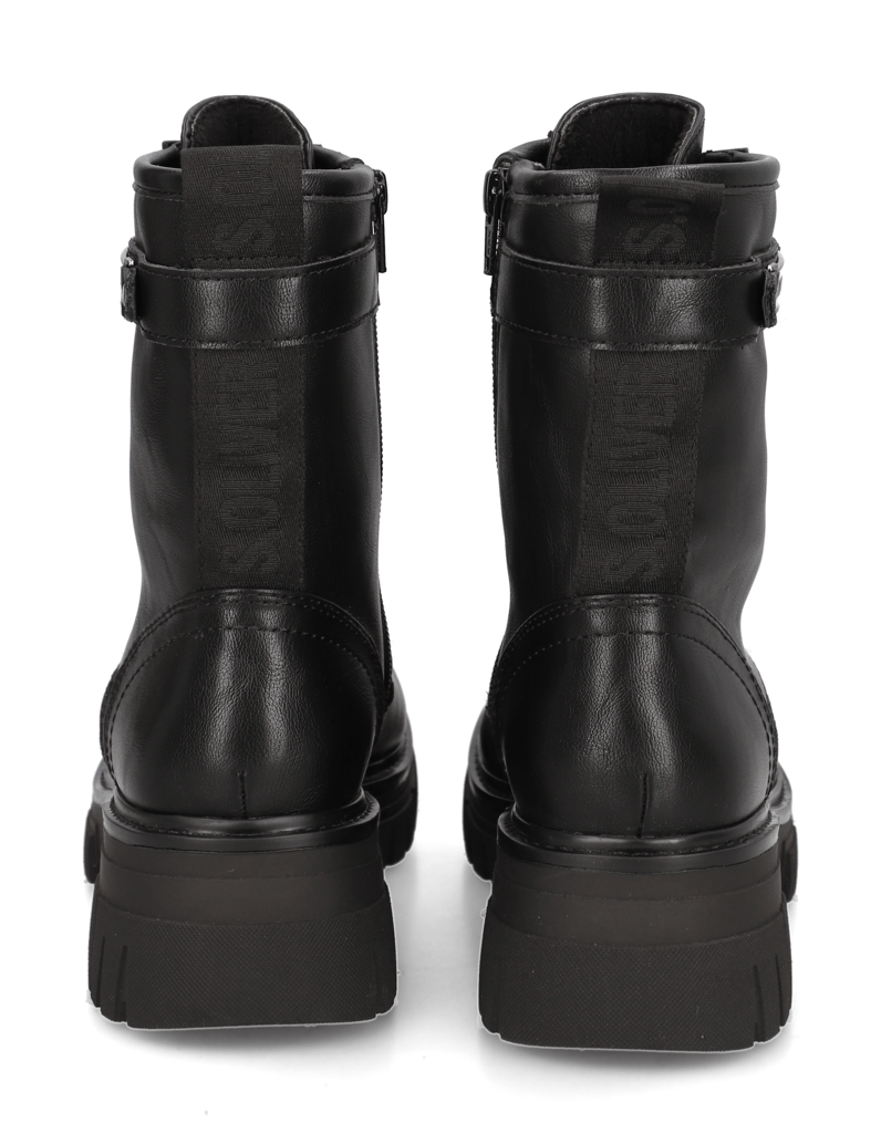 S.Oliver-Schnürboot-schwarz