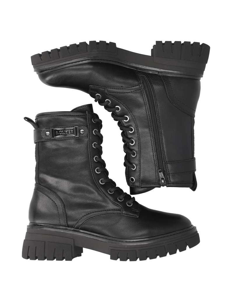S.Oliver-Schnürboot-schwarz