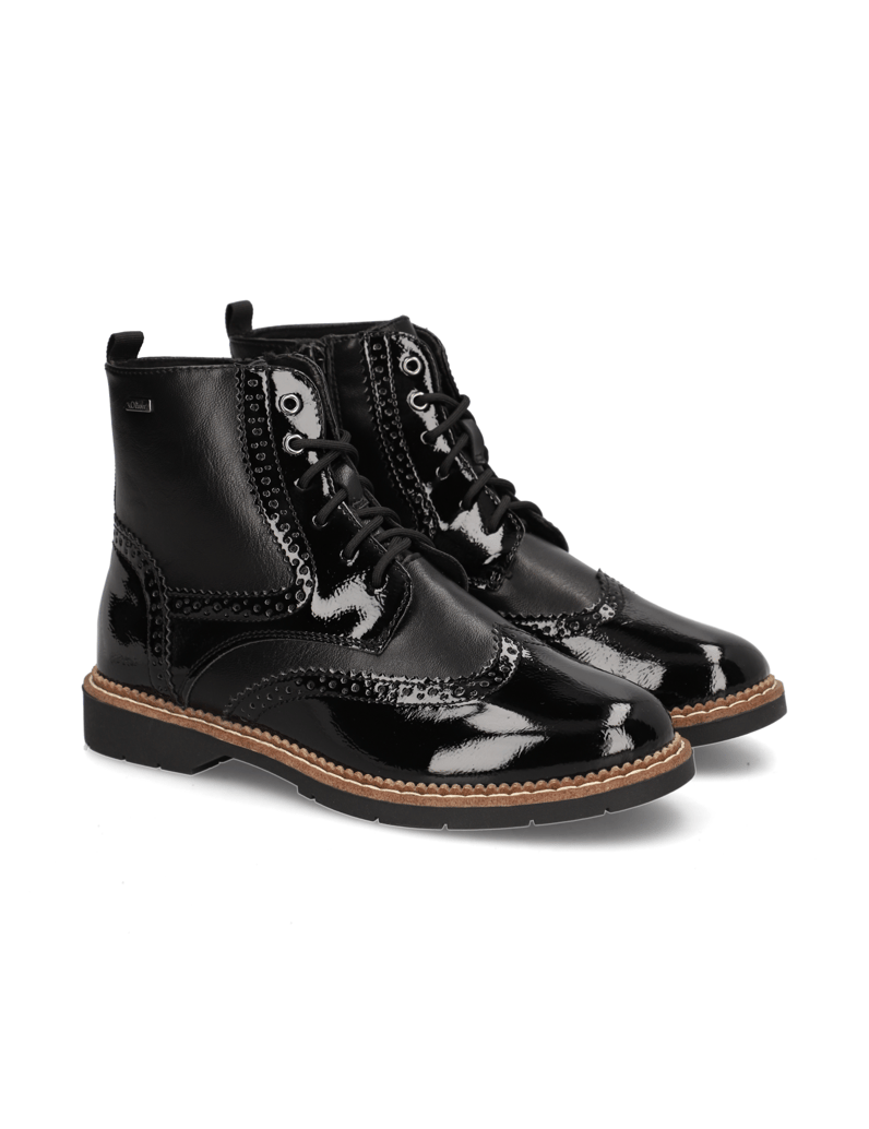 S.Oliver-Schnürboot-schwarz