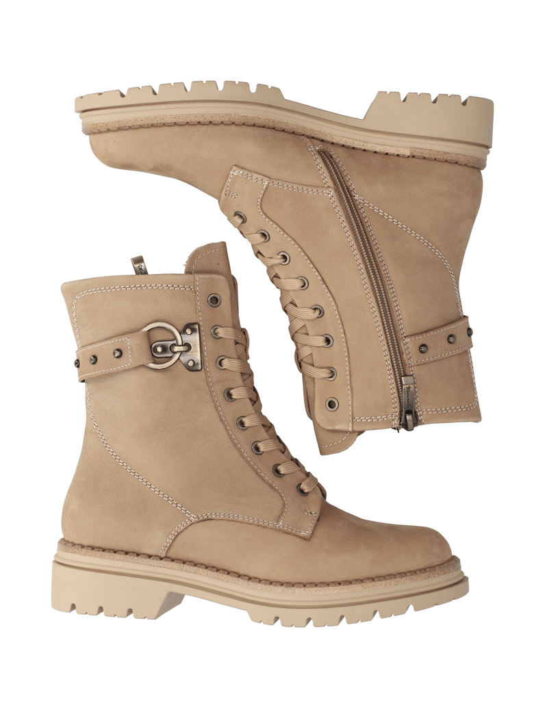 TAMARIS-Schnürboot-beige