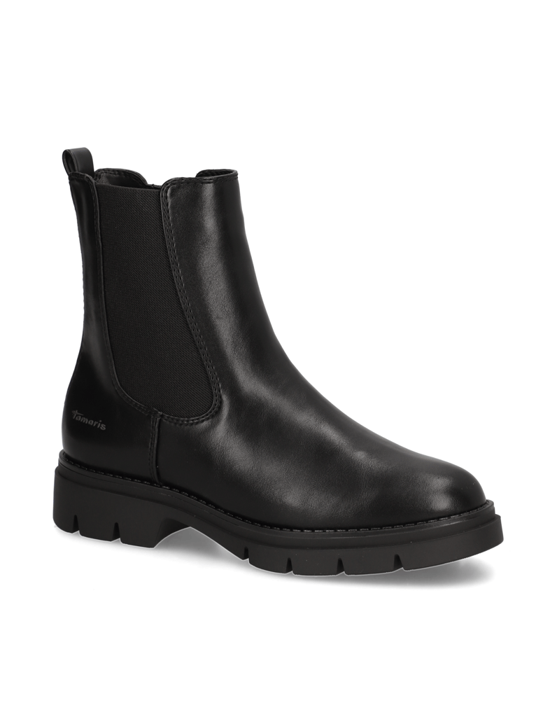 TAMARIS-chelsea-boots-čierna