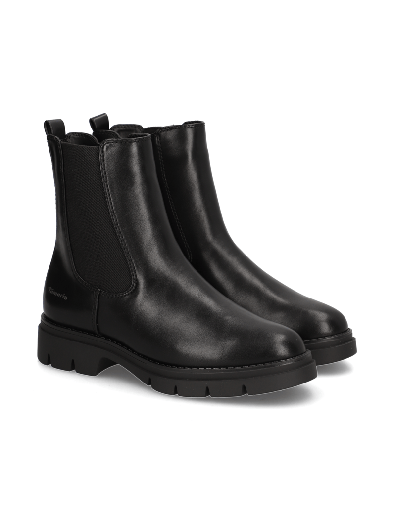 TAMARIS-chelsea-boots-čierna