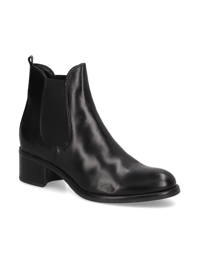 Pat-Calvin-Glattleder-Stiefelette-schwarz