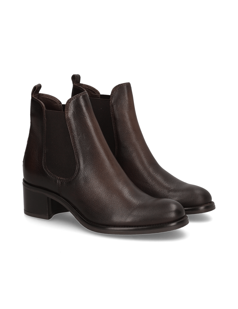 Pat-Calvin-Glattleder-Stiefelette-schwarz