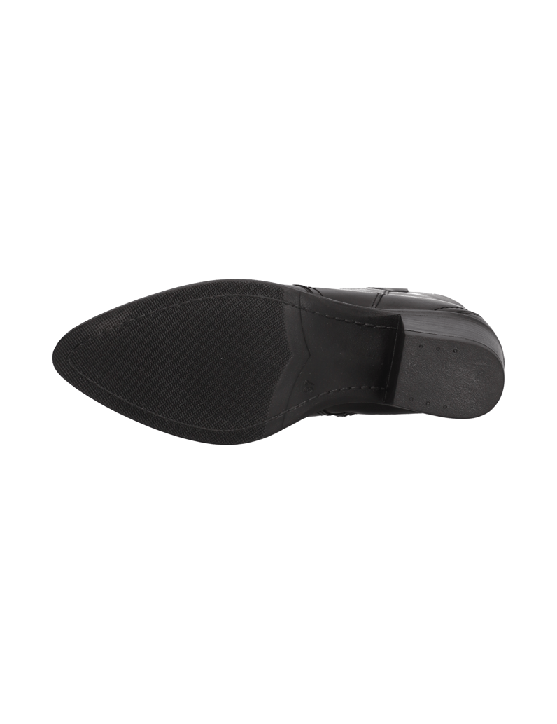 TAMARIS-gladko-usnje-elegantni-gležnjarji-črna