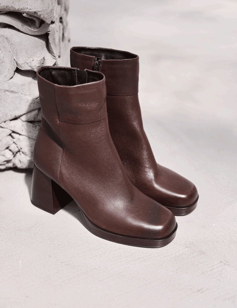 Pat-Calvin-Glattleder-Stiefelette