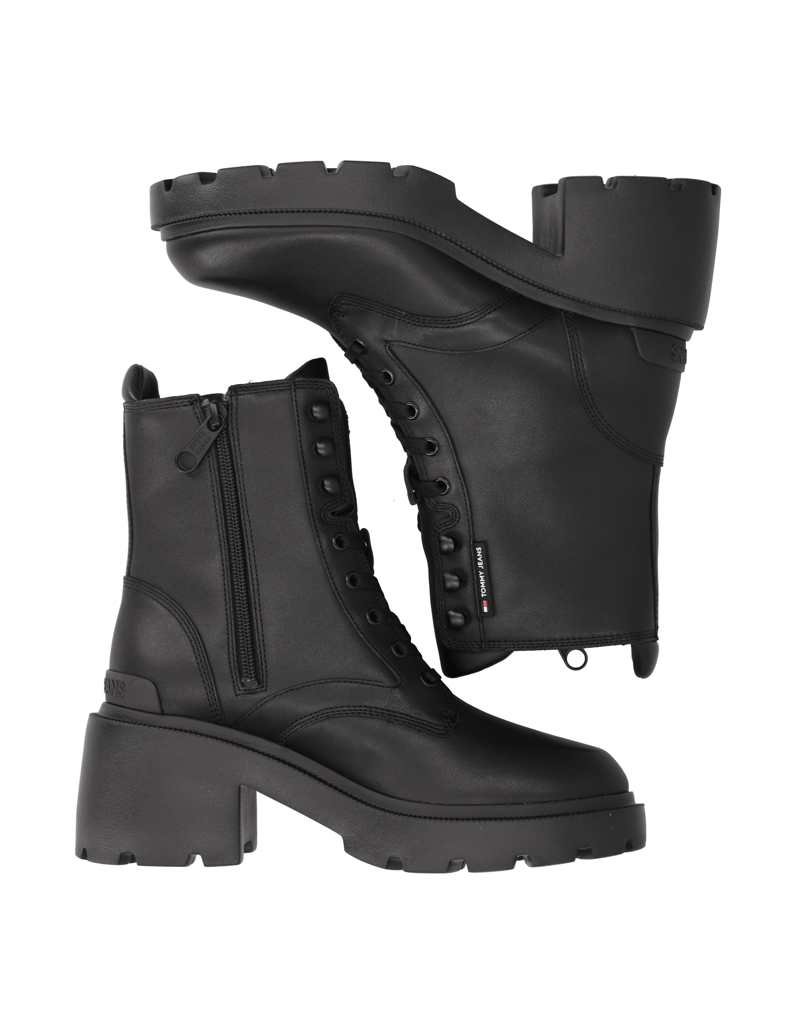 Tommy-Jeans-Šnurovacie-čižmičky-čierna