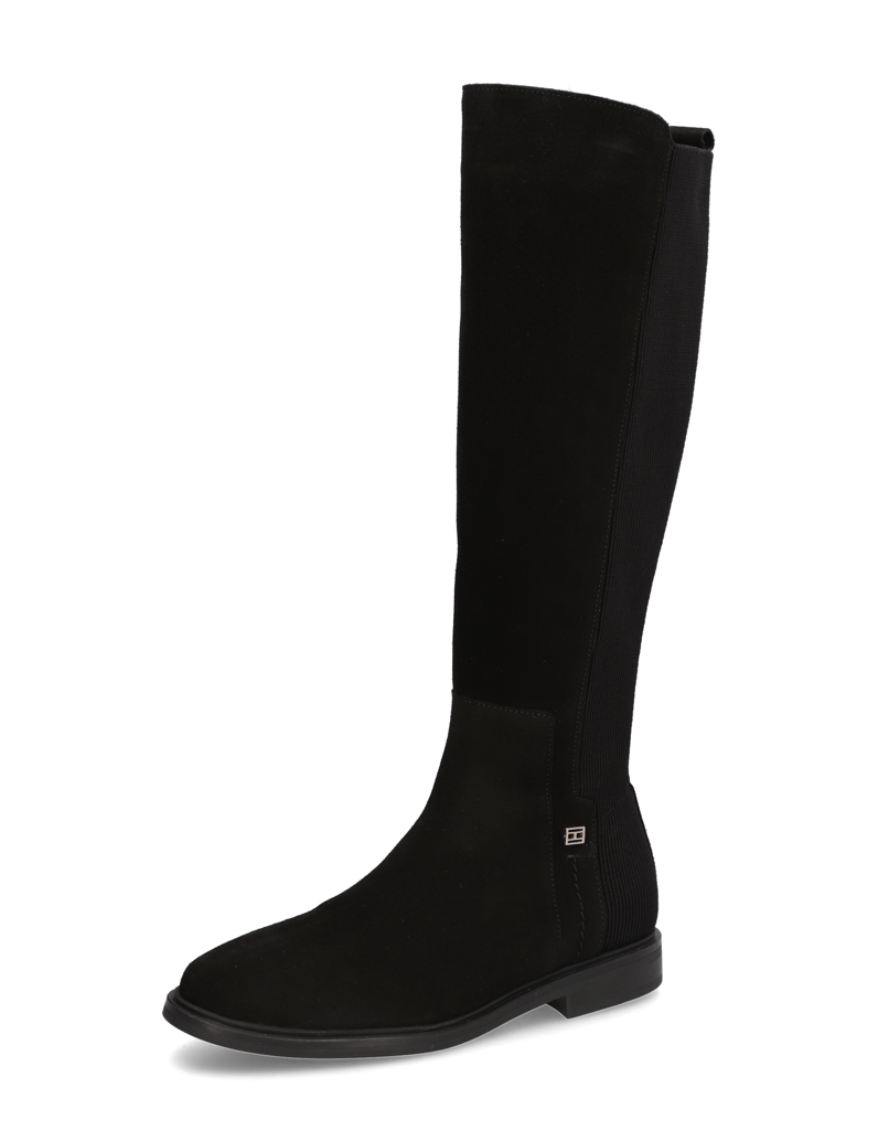 Tommy-Hilfiger-ESSENTIAL-FLAT-LONG-BOOT-schwarz
