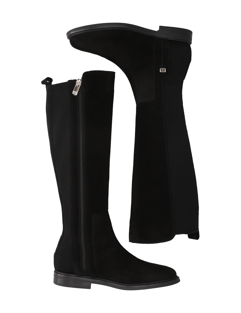 Tommy-Hilfiger-ESSENTIAL-FLAT-LONG-BOOT-schwarz