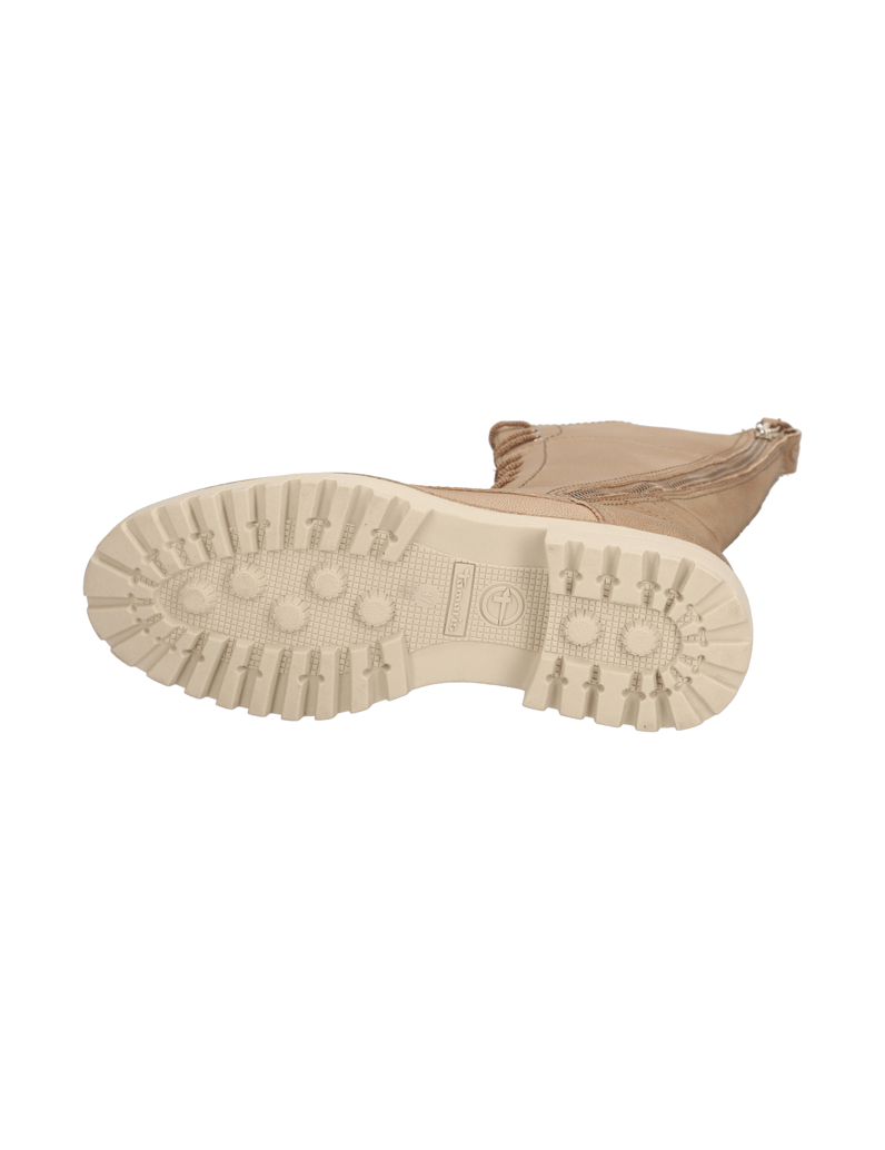 TAMARIS-nubuk-čižmy-béžová