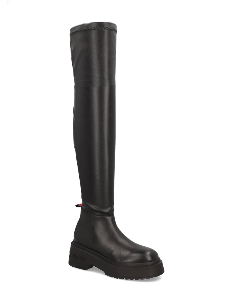 Tommy-Jeans-TJW-OVER-THE-KNEE-BOOTS-čierna