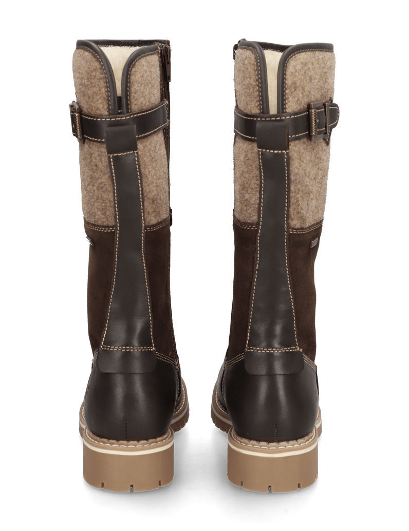 TAMARIS-kombinácia-s-kožou-čižmy-hnedá