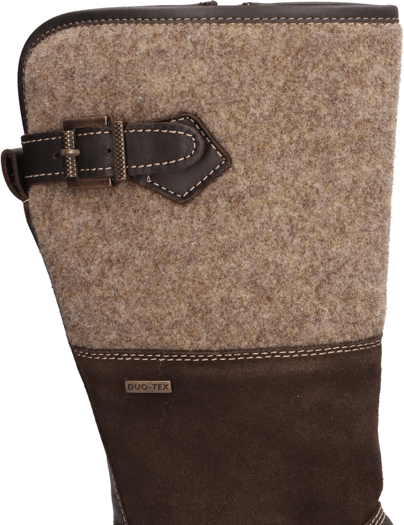 TAMARIS-kombinácia-s-kožou-čižmy-hnedá