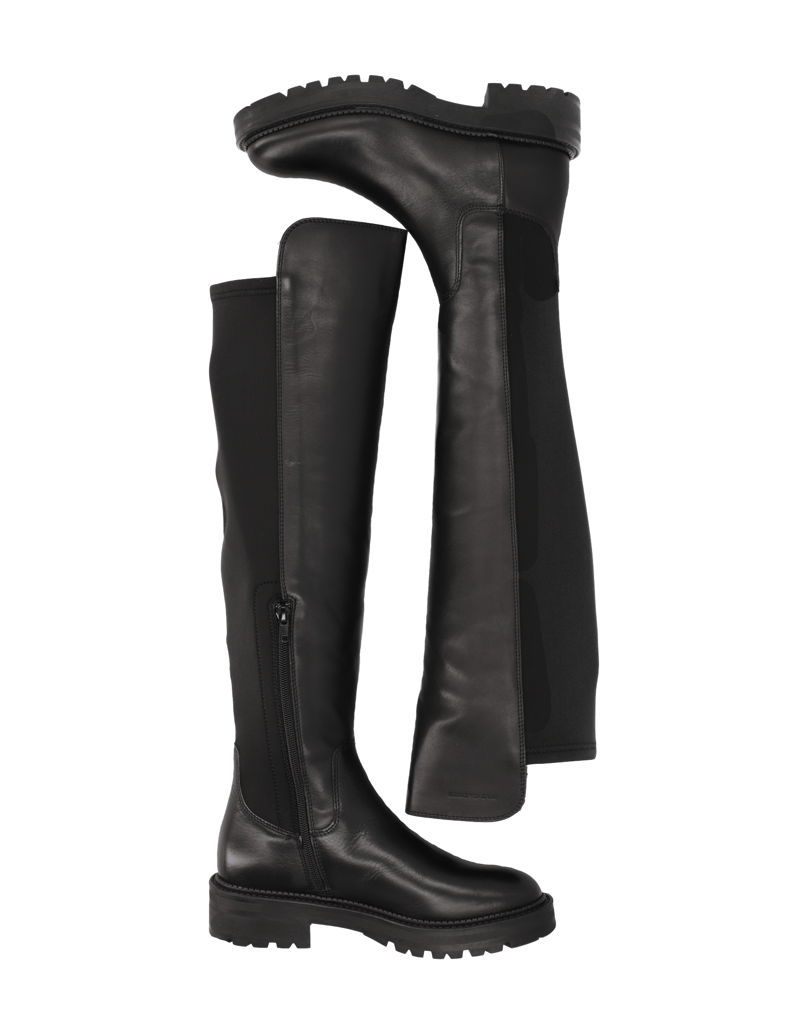 Pat-Calvin-kombinacija-usnja-škornji-črna