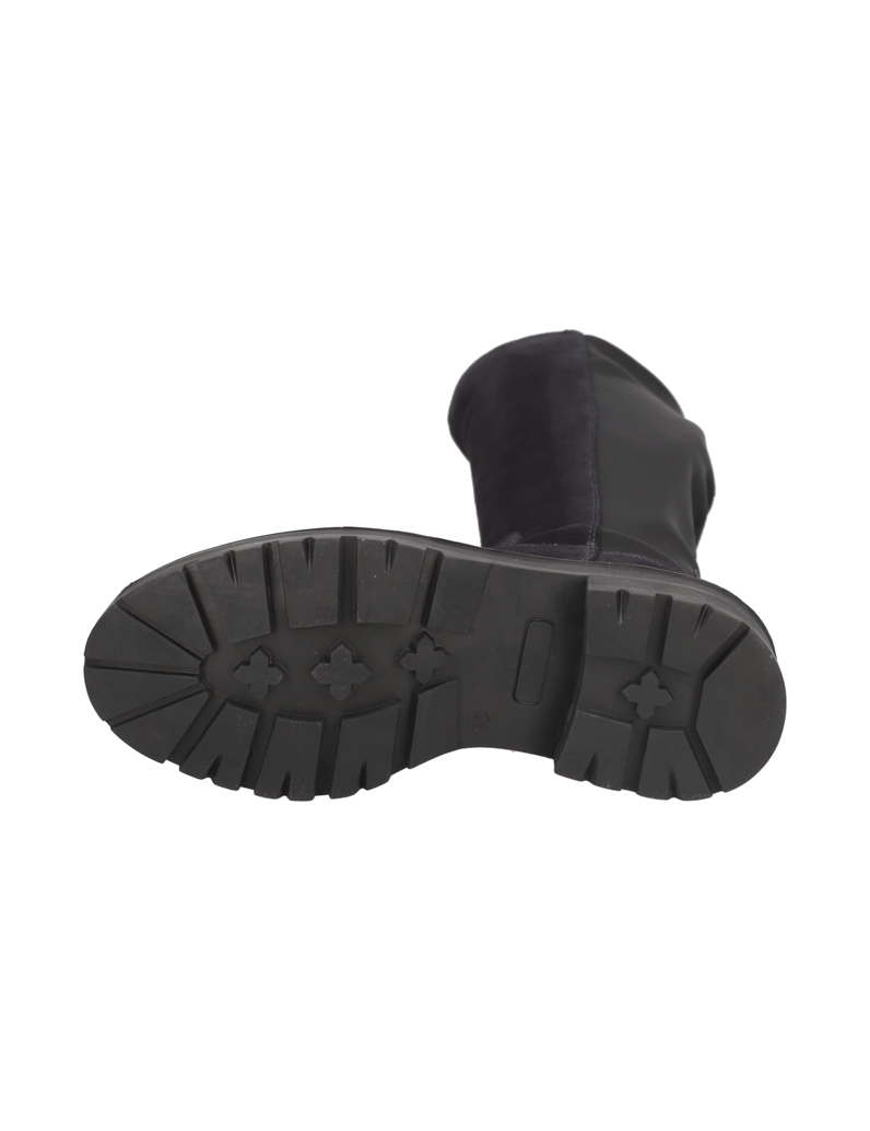 Pat-Calvin-Lederkombination-Stiefel-schwarz