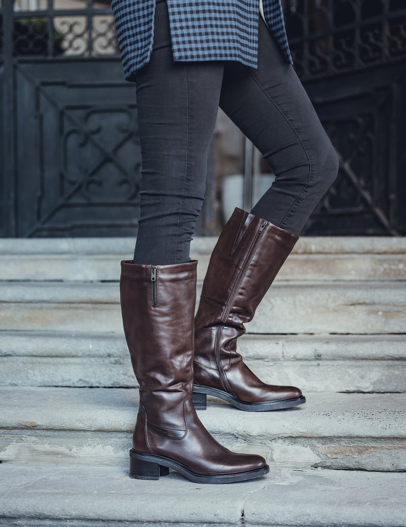 Pat-Calvin-hladká-kůže-kozačky