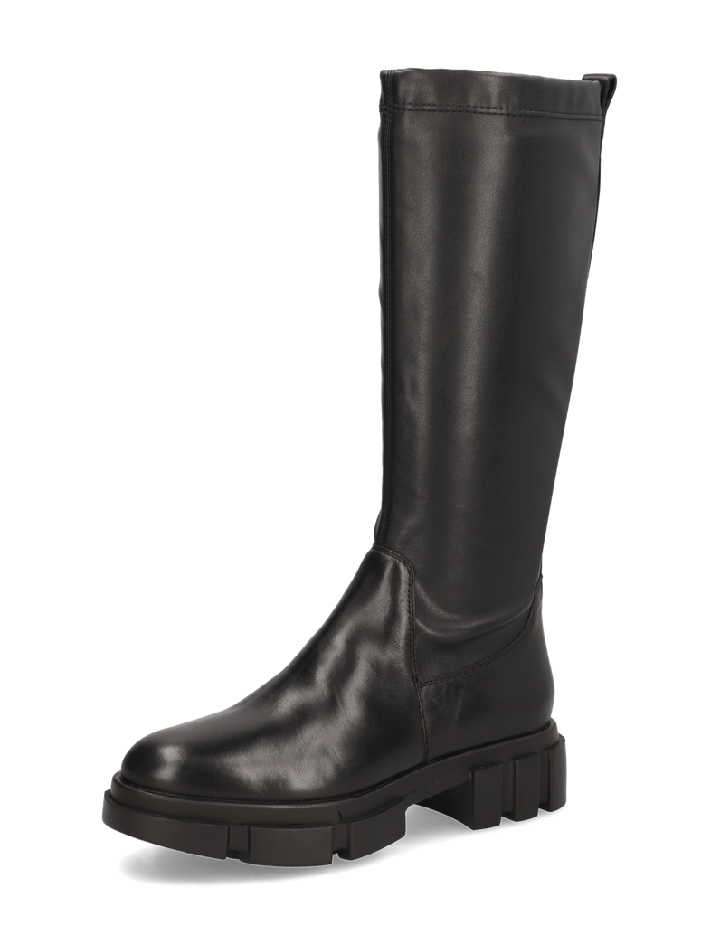 Pat-Calvin-Lederkombination-Stiefel-schwarz