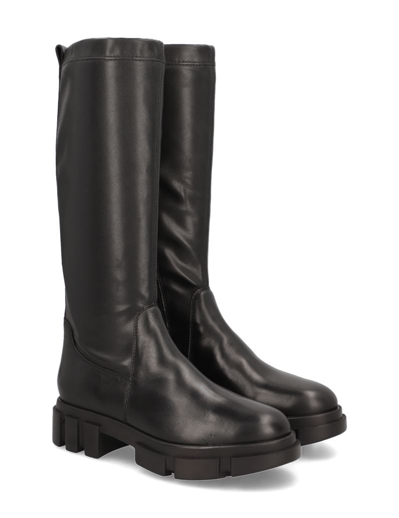 Pat-Calvin-Lederkombination-Stiefel-schwarz