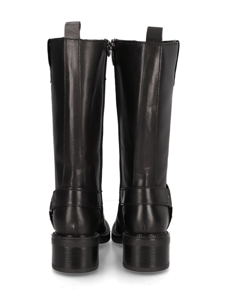 TAMARIS-Glattleder-Stiefel-braun